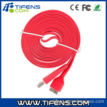 3m Flat USB Data & Charging Cable for iPhone 4/4s/iPad